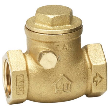 Homewerks 240-2-34-34 0.75 in. Brass Threaded Swing Check Valve 122566